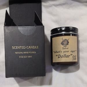 Taurus Scented Candle - Black